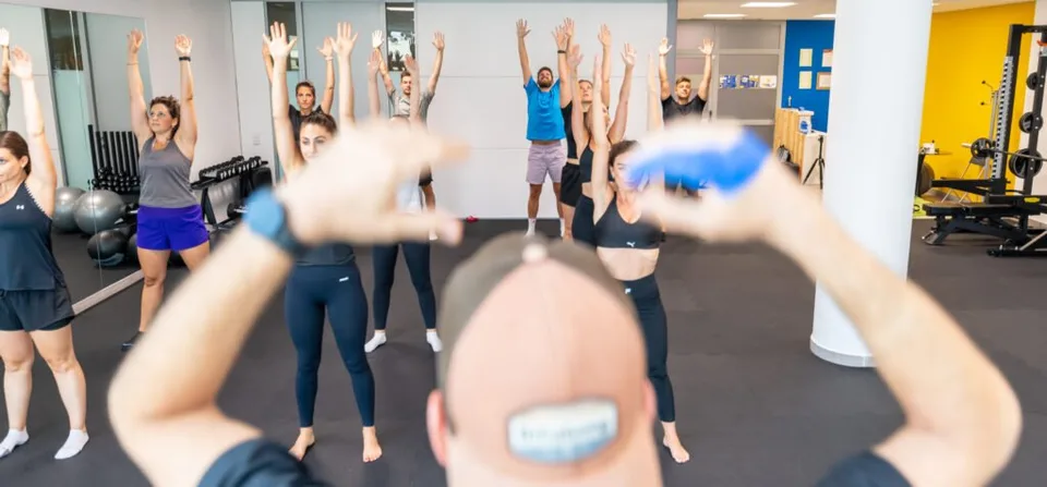Trainingsgruppe im Autenticos Studio Meran